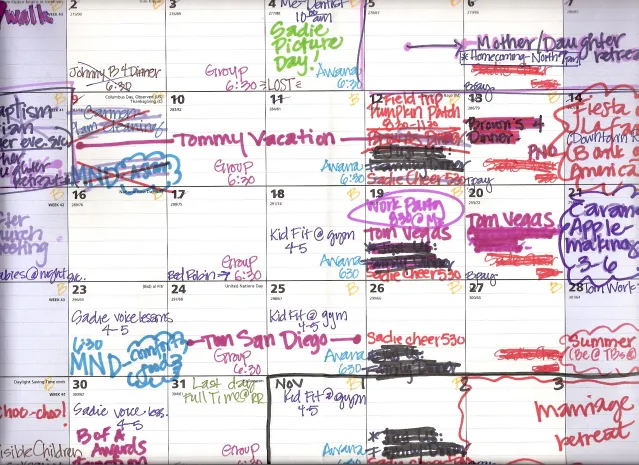 Pine organizes your shared family calendar